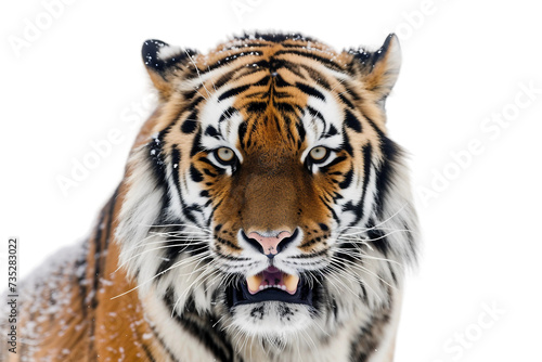 The Fierce Tiger on Transparent Background  PNG