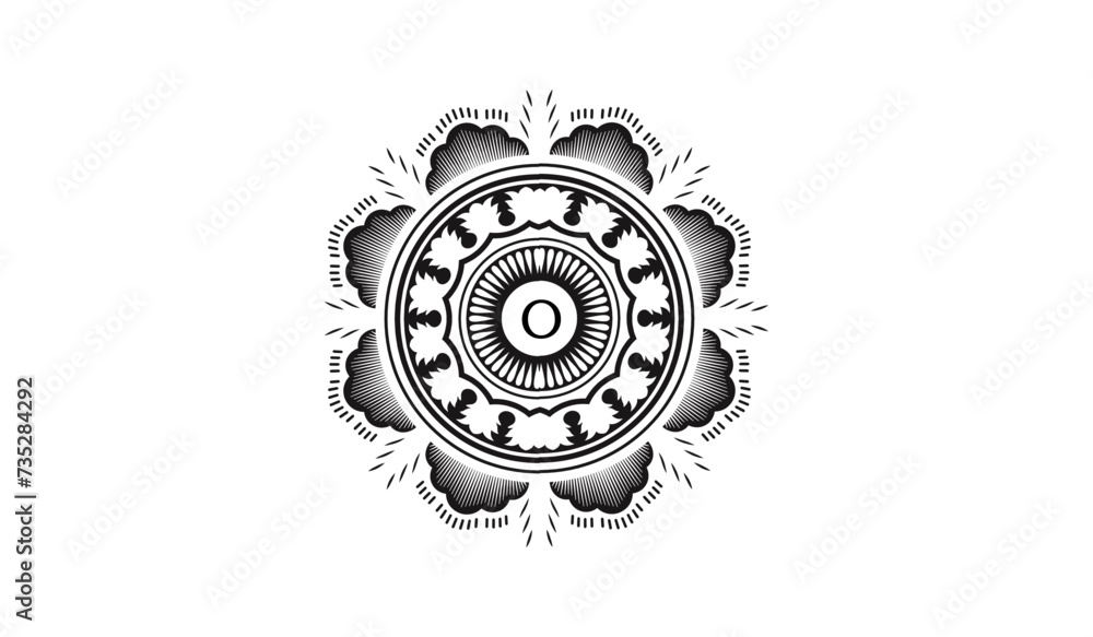 Luxury Wheel Star Alphabetical Logo Luxury Wheel Star Alphabetical Logo