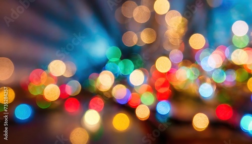 Abstract colorful lights