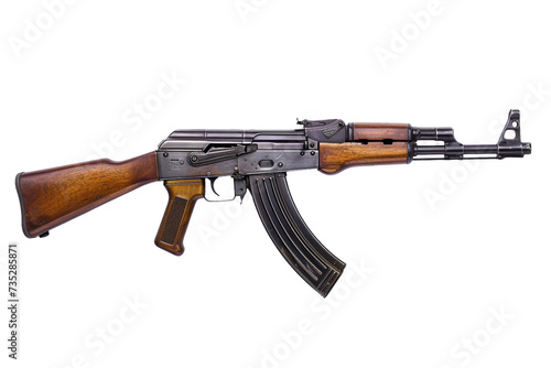 Firearm Legend The AK 47 on Transparent Background, PNG