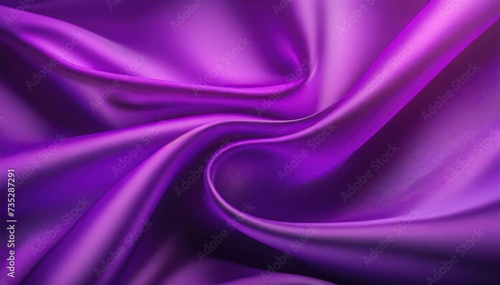 Obraz premium Abstract Background with 3D Wave Gradient Silk Fabric