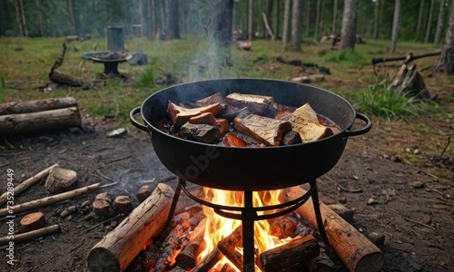 Wilderness Gourmet: Cast Iron Cauldron Cookery in Nature