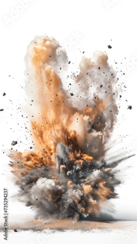 Explosion of ground © cherezoff