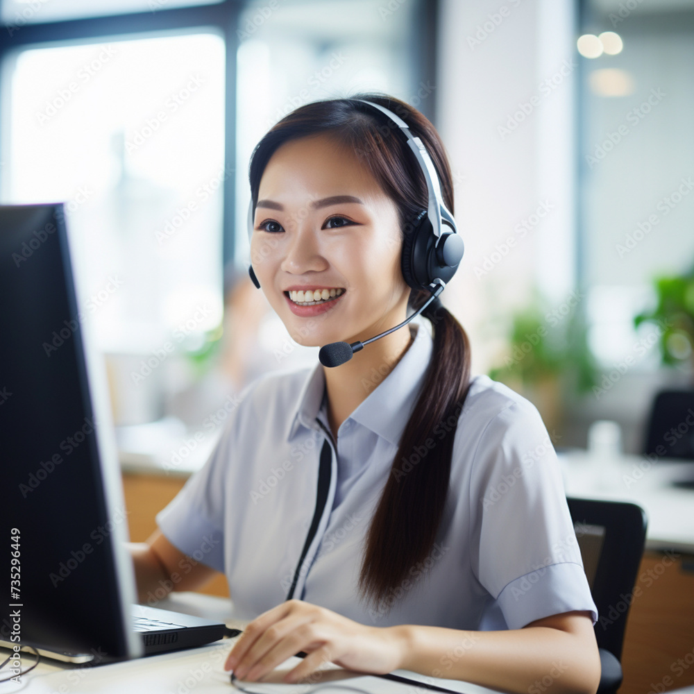 Asian customer service Asian customer service
