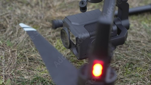 Drone with advanced optics, high resolution, and thermal imaging