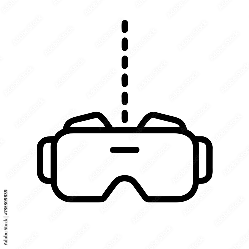 Augmented and virtual reality, Metaverse line icon, VR, Virtual reality, Game, Futuristic Cyber and metaverse, Generative AI Augmented and virtual reality, Metaverse line icon, VR, Virtual reality, Game, Futuristic Cyber and metaverse, Generative AI