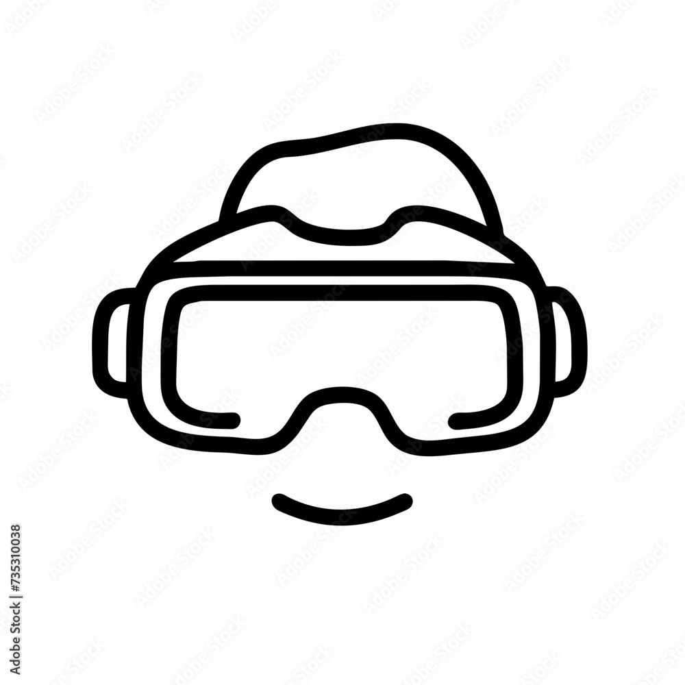 Augmented and virtual reality, Metaverse line icon, VR, Virtual reality, Game, Futuristic Cyber and metaverse, Generative AI Augmented and virtual reality, Metaverse line icon, VR, Virtual reality, Game, Futuristic Cyber and metaverse, Generative AI