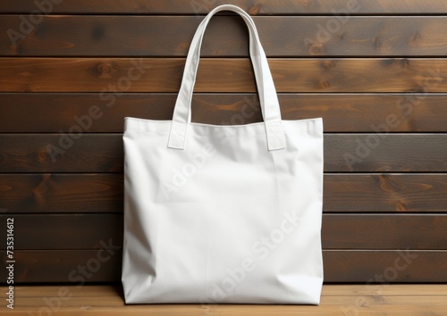 blank canvas tote bag mockup