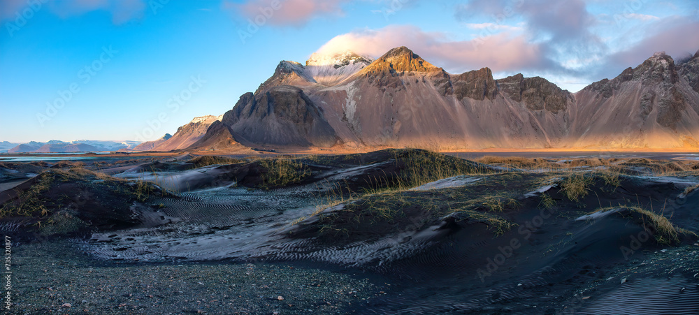 Mount Vestrahorn at Stokksnes, Iceland