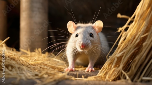verm rat in a barn photo