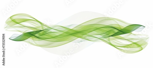 Green and black flowing waves background, modern digital art concept for creative projects.