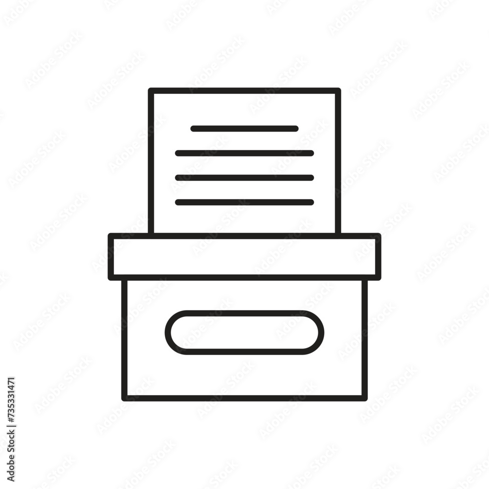 Complaint box icon design, isolated on white background, vector illustration Complaint box icon design, isolated on white background, vector illustration