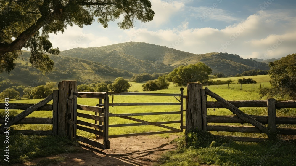 livestock farm gate