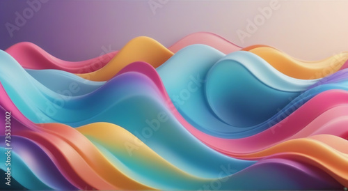 abstract colorful background with waves