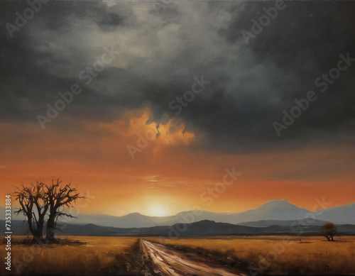 Sad landscape