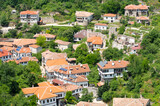 The town of Melnik from above