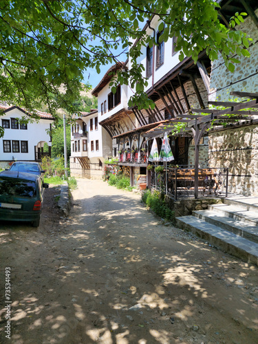 Traditional Bulgarian architecture in the town of Melnik