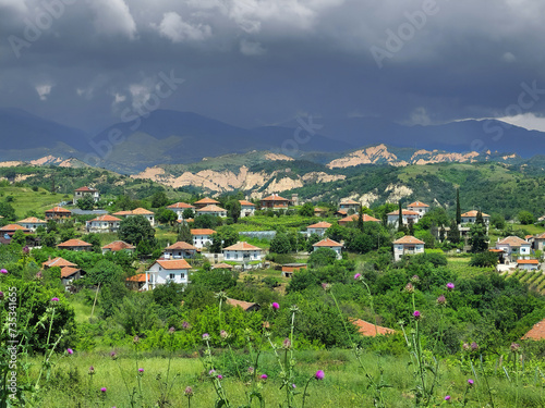 View of the village Lozenitsa, Bulgaria