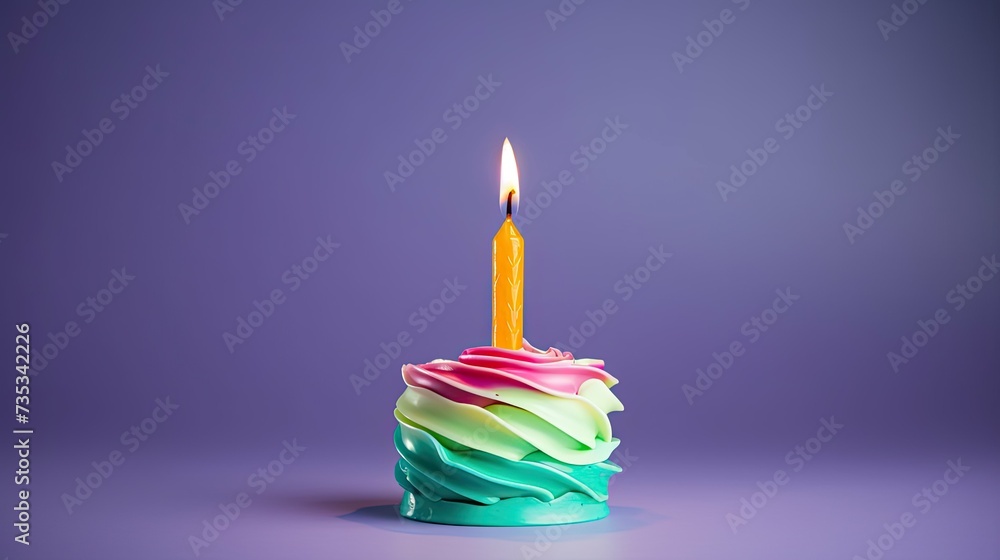 light birthday candle isolated light birthday candle isolated