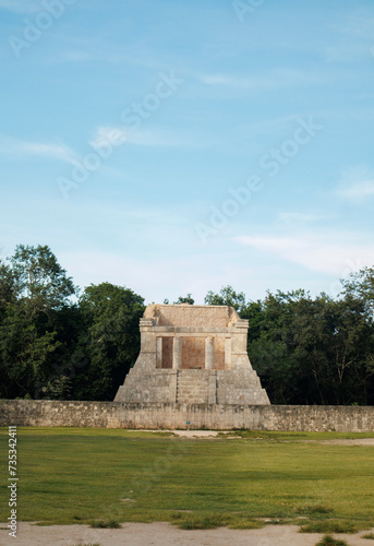 juego de pelota dentro de la zona arqueológica de chichen Itzá