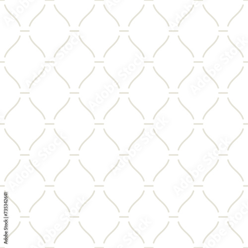Vector seamless pattern. Modern simple stylish texture. Repeating geometric tiles. Simple subtle swatch. Minimal monochrome ornament.