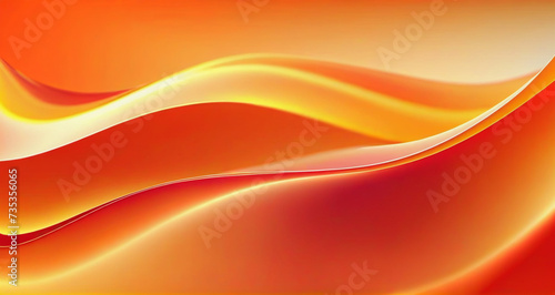 abstract orange wave background