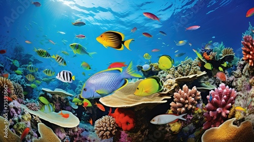 tropical coral reef fish