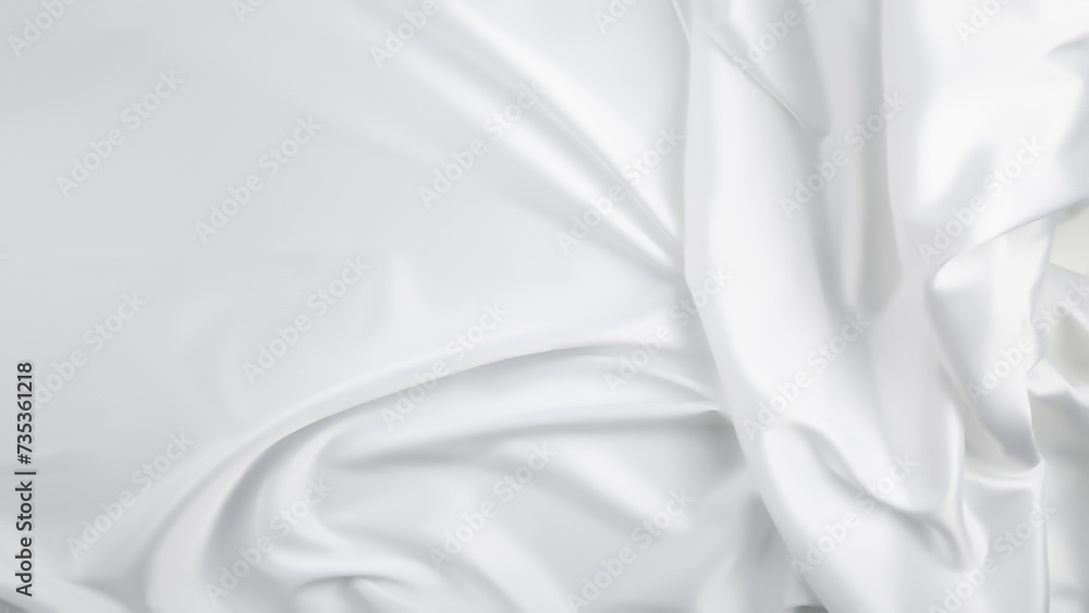 Elegant luxurious white silk with soft waves can use as wedding background. Elegant luxurious white silk with soft waves can use as wedding background.