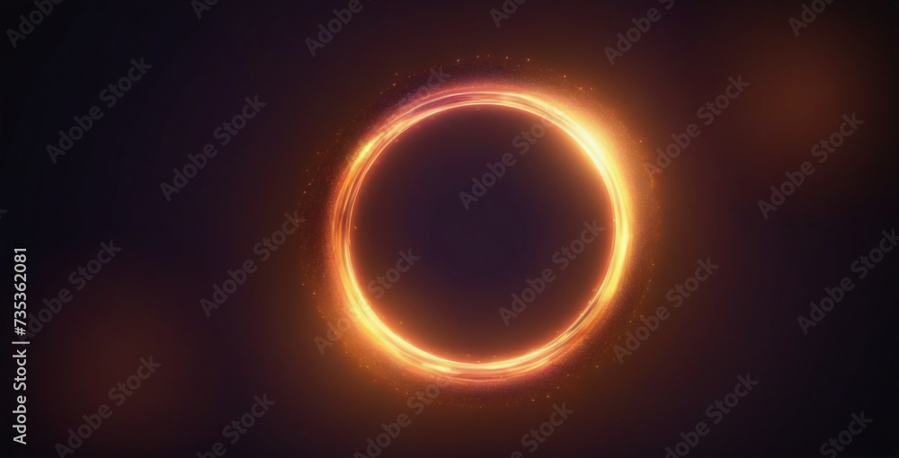 Obraz premium burning number zero abstract images as business technology background or presentation slide cover with copy space for headline 