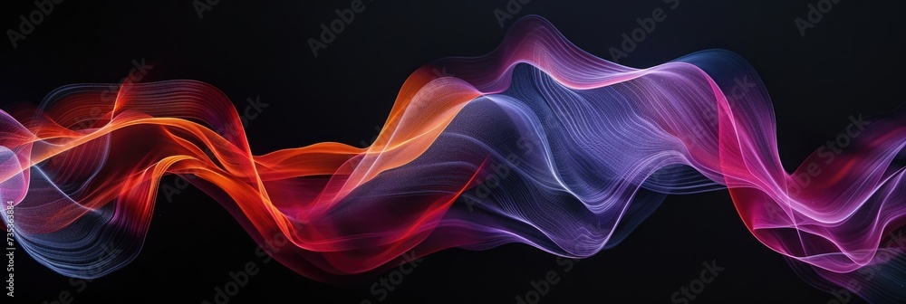 Vibrant Abstract Color Waves Vibrant Abstract Color Waves