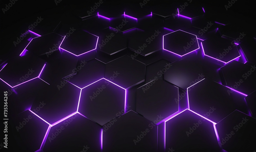 abstract background with hexagons abstract background with hexagons