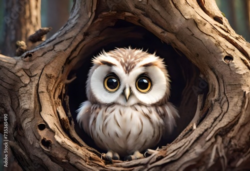Owl in the tree 