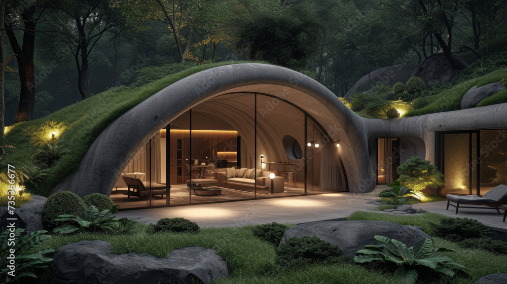Seeking seclusion Look no further than this completely underground home burrowed deep beneath the earths surface. With a low visual profile and minimal impact on the surrounding Seeking seclusion Look no further than this completely underground home burrowed deep beneath the earths surface. With a low visual profile and minimal impact on the surrounding