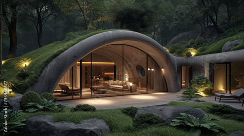 Seeking seclusion Look no further than this completely underground home burrowed deep beneath the earths surface. With a low visual profile and minimal impact on the surrounding