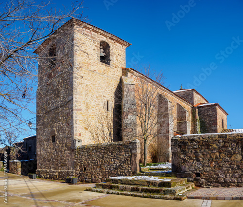 Nuestra Señora de la Concepción church. Yelo, Soria, Castilla y Leon, Spain.