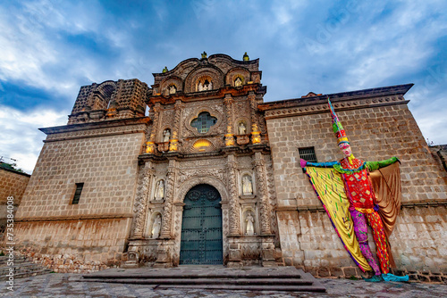 Church of Cajamarca, Peru photo