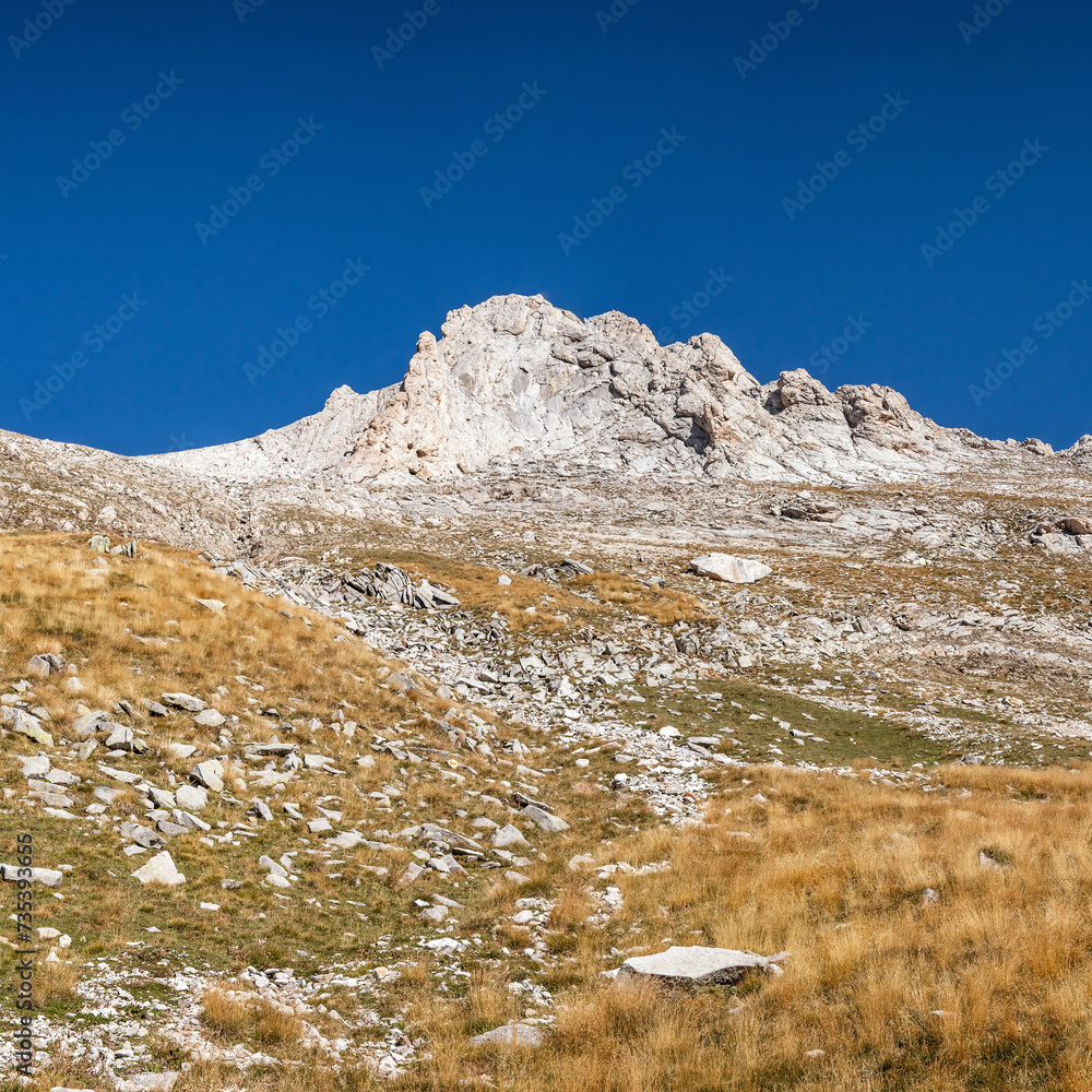 Mt. Vihren summit viewed from the 