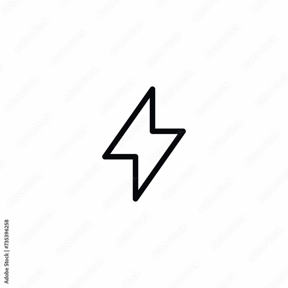 Flash Lightning Energy Camera Vector Icon Sign Symbol Flash Lightning Energy Camera Vector Icon Sign Symbol