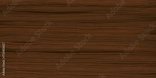 Uniform dark walnut wooden texture with horizontal veins. Vector wood background. Lining boards wall. Dried planks. Cherry wood swatch