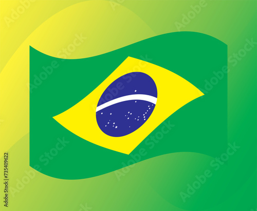 brazil flag vector 