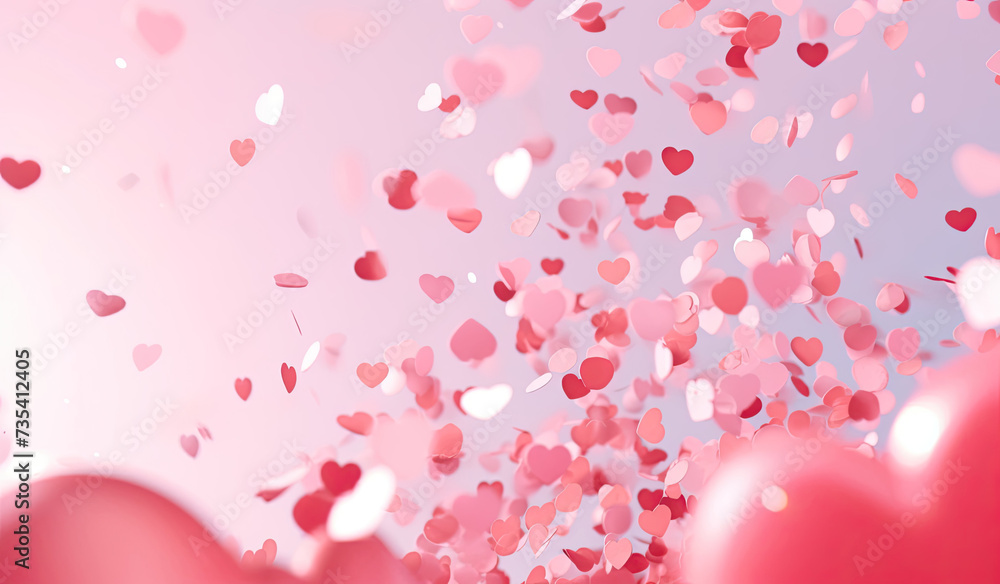 Floating Hearts in the Air Floating Hearts in the Air
