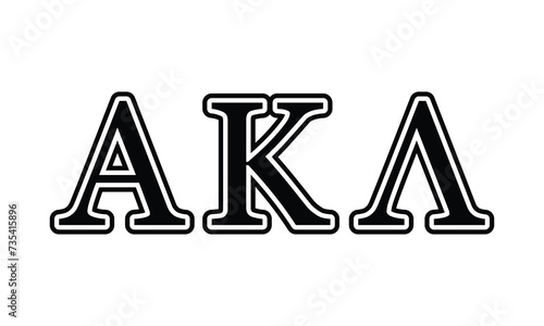 Alpha Kappa Lambda greek letter         greek letters        