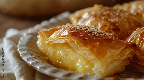 Bougatsadiko - Greek Custard-filled Pastry Snapshot Image