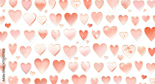 Abundance of Hearts Shaped Into Hearts