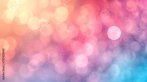Soft Pastel Bouquet: Dreamy Blur Background: palette 3