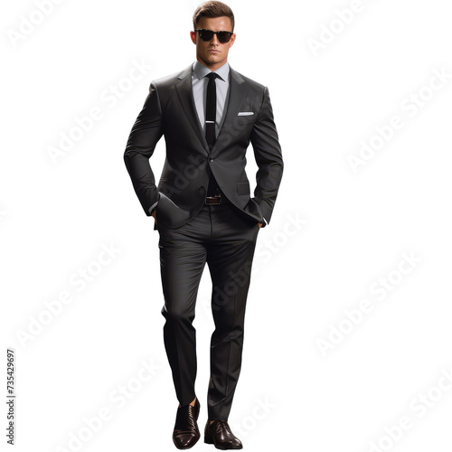 Cool businessman on transparent background PNG © Creative Canvas