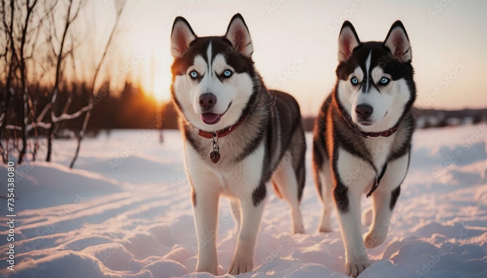 siberian husky, dog at dawn, purebred dog in nature, happy dog, beautiful dog siberian husky, dog at dawn, purebred dog in nature, happy dog, beautiful dog