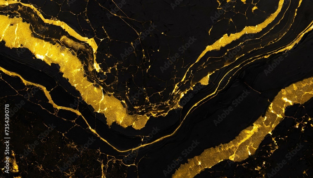 Marble background in gold and black colors Marble background in gold and black colors
