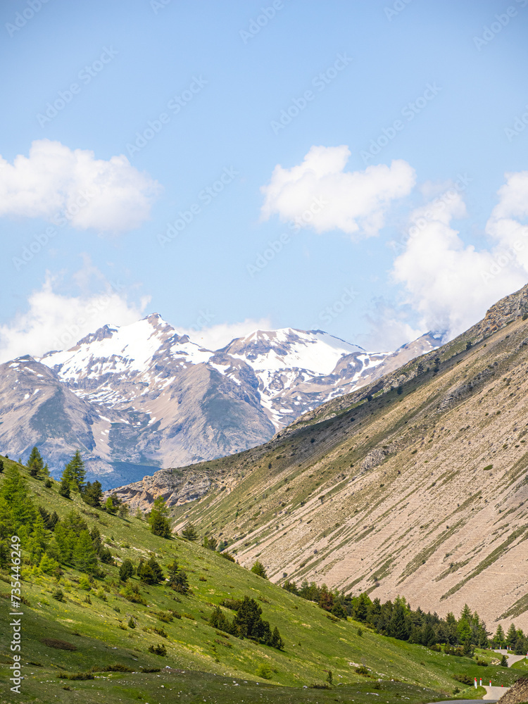 Mountainous scenery in the Southern Alps