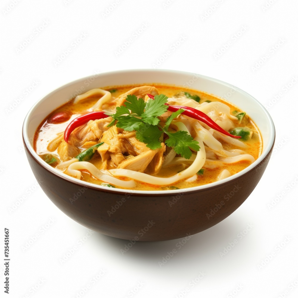 laksa soup closeup